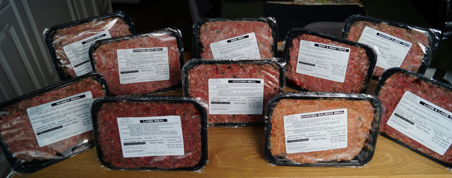 БАРФ - Говеждо Меню (1кг)