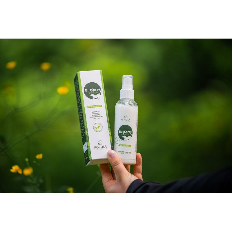 Green Line Bug Spray 150ml - Спрей против насекоми - защита срещу насекоми, не причинява обезцветяване на козинат,а на базата на етерични масла