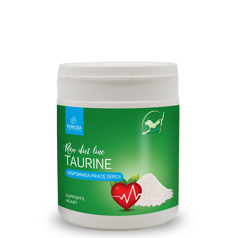 Raw Diet Line Taurine 150g - Таурин - основен елемент от диетата, повлиява правилното функциониране на сърцето, подпомага нервната система