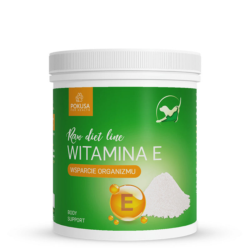 Raw Diet Line Vitamin E - 300g - силен антиоксидант укрепва имунитета на организма, спомага за заздравяването на рани и предотвратява образуването на белези