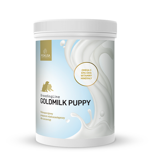 Breeding Line Gold Milk Puppy 1000g - от първия ден от живота укрепва имунитета, подпомага правилното развитие на скелетната система и зъбите