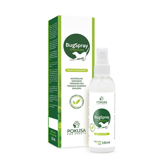 Green Line Bug Spray 150ml - Спрей против насекоми - защита срещу насекоми, не причинява обезцветяване на козинат,а на базата на етерични масла