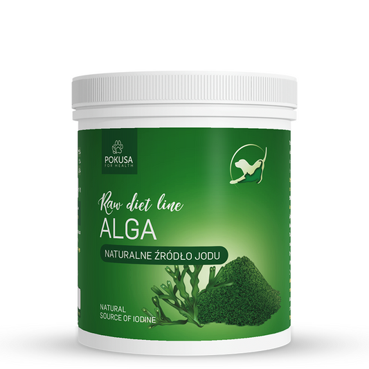 Raw Diet Line Algae - 350g - укрепва имунитета, естествен източник на йод, предотвратява натрупването на зъбен камък
