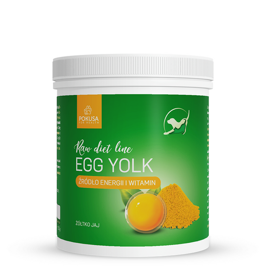Raw Diet Line Egg Yolk 150g - Яйчен жълтък подобрява качеството на козината подобрява вкусовите качества на храната предпазва очите от UVA лъчение