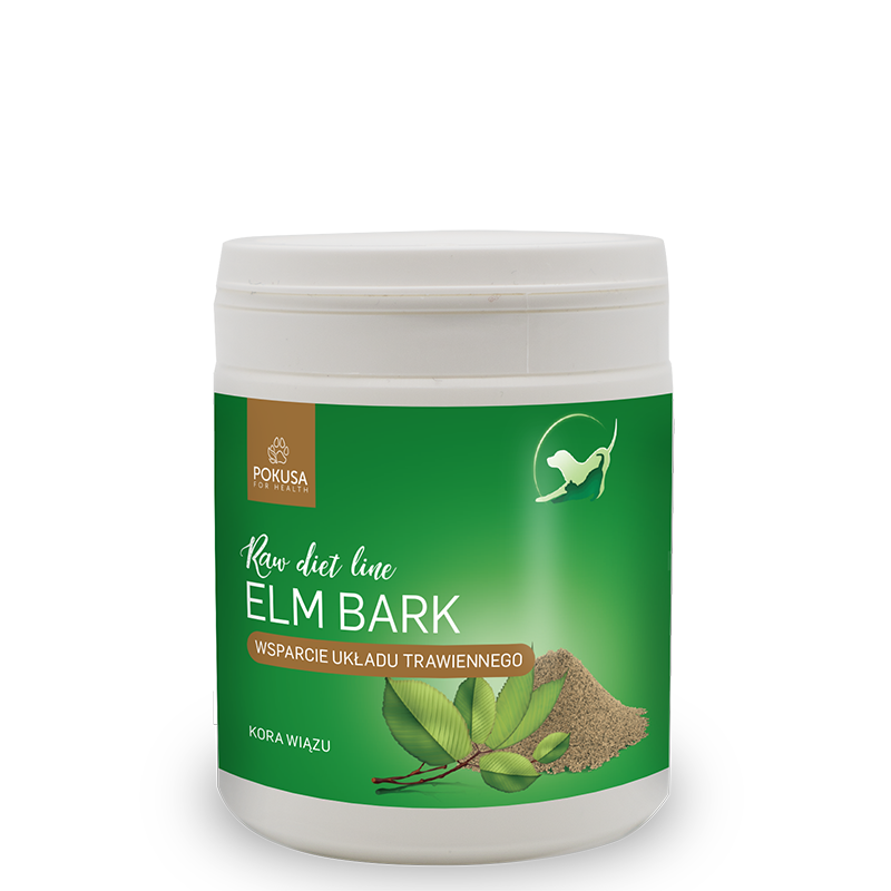 Raw Diet Line Elm Bark 100g - КОРА ОТ БРЯСТ - Богата на основни хранителни вещества и витамини, защитни свойства за чувствителна храносмилателна система, склонна към раздразнения