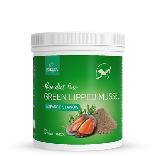 Raw Diet Line Green Lipped Mussel 150g - Предпазва и регенерира ставите Укрепва козината и кожата Подобрява физическото състояние на кучета и котки от всички възрасти