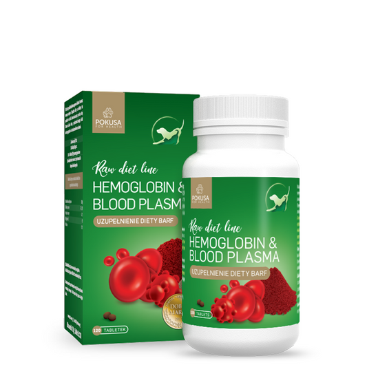 Raw Diet Line Hemoglobin and Plasma - Хемоглобин и Плазма 120 таблетkи, препоръчва се при анемия, укрепва имунитета