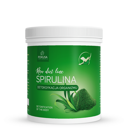 Raw Diet Line Spiruline 250g - Спирулина - подкрепа на имунната система, регулиране на нивата на кръвната захар, детоксикация на тялото